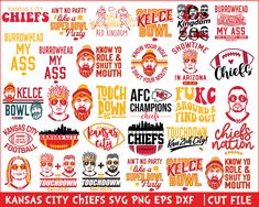 kansas city chiefs svg eps dxf cut file for crictures