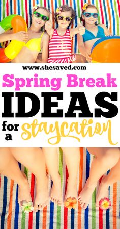 Spring Break Kids Activities, Spring Break Quotes, Spring Break Ideas, Spring Break Pictures, Spring Break Camping, Spring Break Kids, Spring Break Party, Spring Break College, Break Ideas