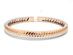 Platinum Bangles & Bracelets by Jewelove Rose Gold & Platinum Bracelet for Men     Metal : Platinum & 18K Rose Gold      Platinum Purity : 95%     Gold Purity : 18K      Purity Mark : Pt 950 & 18K      Width : 8.5 mm     Estimated Platinum Weight : 27.010  grams (     Pt 20.070g + Gold 6.940g)     Certificate of Authenticity : Platinum Guild International Platinum Bracelets For Men, Gold Bracelet Design, Gold Bracelet For Men, Platinum Bracelet, Platinum Chain, Platinum Rose Gold, Bar Interior, Cuff Jewelry, Bangles Bracelets