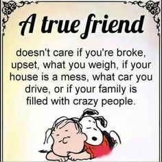 a sign that says, a true friend doesn't care if you're broke upset