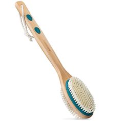 PRICES MAY VARY. Effortless Scrubbing – The 16.5-inch MainBasics Back Brush makes reaching hard-to-scrub areas a breeze, allowing you to enjoy a thorough clean in the shower with minimal effort. Gentle Yet Effective – Our back scrubber features soft nylon bristles that provide a non-abrasive clean, ensuring your skin feels refreshed and smooth without irritation. Dual-Purpose Design – Designed for versatility, this shower brush with stiff natural bristles is perfect for both wet and dry brushing Teal Wood, Dry Brushing Skin, Shower Brush, Back Scrubber, Skin Brushing, Body Scrubber, Scrub Brush, How To Exfoliate Skin, Bath Brushes