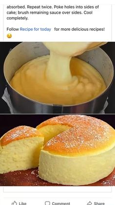 Kentucky Butter Cake, Torte Cupcake, Butter Cake Recipe, Natural Yogurt, Egg Yolks, Köstliche Desserts, Mooncake, Butter Cake, Cakes And Pies