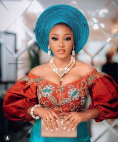 Yoruba Attire, George Styles, Nigerian Gele, Gele Styles, Yoruba Bride, Lace Dress Classy, Naija Wedding, African Wedding Attire, Yoruba Wedding