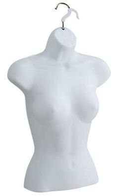 PRICES MAY VARY. Durable - The mannequin forms an opaque white finish makes the item stylish and long-lasting. Use this female dress form time and time again with no issues. This item has a hollow back. Functional- This female shirt form can be used on women's sizes 5-10 making it a versatile display form. Use this dress form to display your clothing items and accessories in an easy and effective manner. Lightweight - The form's flexible shatterproof plastic material and open hollow back shell m Sewing Trinkets, Female Shirt, Mannequin Torso, Shop Displays, Shirt Display, Plastic Dress, Fashion Forms, Body Form, Retail Space