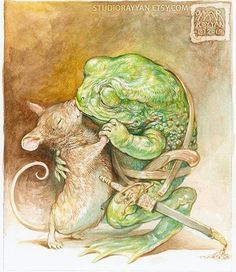 Omar Rayyan, Mouse Illustration, Fairytale Art, The Kiss, Zoology, Weird Art, Watercolor Artist, Love Valentines, Whimsical Art