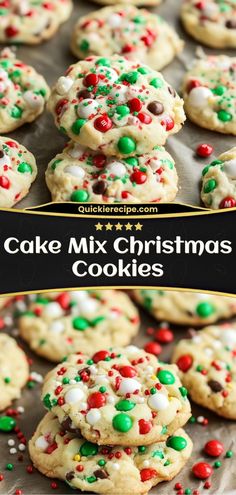 White Cake Mix Christmas Cookies, Easy Christmas Cookies Cake Mixes, Christmas Cookie Bars Easy Cake Mixes, Cake Box Cookies Christmas, Cake Mix Christmas Cookies 4 Ingredients, Christmas Cake Cookies Recipe, Easy Cake Mix Christmas Cookies, Box Cake Christmas Cookies, Christmas Cake Box Cookies