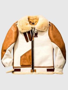 Available in our Store Stylish Leather Jacket, White Leather Jacket, Pilot Jacket, Mens Winter Coat