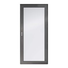 the door is open and there is no glass on it in front of a white background