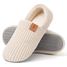 PRICES MAY VARY. 【Cozy and Soft Womens Slippers】: Our Mukinrch House Slippers for Woman feature a classic corduroy design that is both comfortable and soft to the touch. The plush lining provides gentle warmth and ensures a cozy experience for your feet. Perfect slippers for women at home, these women's slippers are like a warm hug for your feet 【Indoor & Outdoor Versatility】: Designed with a durable and slip-resistant rubber outsole, these women slippers can be worn both indoors and outdoors. Whether you're lounging around the house or stepping outside to grab the mail or walk the dog, these fuzzy slippers for women indoor outdoor will keep your feet comfortable and secure 【Perfect Winter Slippers for Women Gift】: These meticulously designed slippers for women come in a variety of colors Ladies Gifts, Foam Slippers, Christmas Slippers, Shoes For Woman, Outdoor Slippers, Winter Slippers, Fuzzy Slippers, Warm Slippers, Slippers For Women