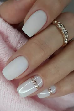 Pretty Fingers, Elegant Nail Designs, Elegant Nails, Short Acrylic Nails, Gorgeous Nails, Cute Acrylic Nails