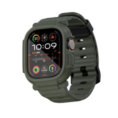 PRICES MAY VARY. Shockproof Design: The design of this product aims to protect the Apple Watch Ultra 2/1 49mm from impacts caused by bumping or dropping. It features a raised edge guard and a layer of tempered glass to provide additional protection for the watch face. The iwatch bands have undergone drop tests up to 8 ft to ensure their durability. Premium Material: Made using scratch-resistant TPU, ensuring long-lasting durability. It is easy to install and remove, and the soft, breathable, and Modern Wear-resistant Watch Bands For Outdoor, Modern Wear-resistant Outdoor Watch Bands, Modern Outdoor Wear-resistant Watch Bands, Modern Wear-resistant Apple Watch Band For Outdoor, Digital Crown, Edge Guard, Apple Watch Ultra, Watch Ultra, Wearable Technology