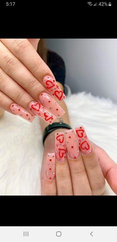 Vday Nails, Valentines Day Nails, Valentine Nail Art, February Nails, Nail Designs Valentines, Square Acrylic Nails, Heart Nails, Fire Nails, Coffin Nails Designs