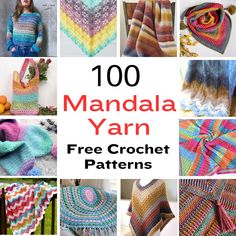 there are many crochet patterns on this page