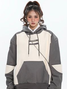 Size(cm) Length Shoulder Bust Sleeve M 62 53 120 62 L 63 55 124 63 XL 64 57 128 64 Size: M L XL Collar: Hooded Color classification: gray Year Season: Spring 2023 Sleeve length: long sleeve shirt length: Medium Material composition: other materials Urban Fleece Hoodie With Long Sleeves, Urban Fleece Hoodie, Gray Sweater With Drawstring Hood For Streetwear, Trendy Gray Sweatshirt With Pockets, Gray Streetwear Sweater With Drawstring Hood, Long Sleeve Sportswear Hoodie With Pockets, Gray Urban Hoodie Top, Gray Hoodie Sweater For Streetwear, Urban Sweatshirt With Drawstring Hood And Long Sleeves