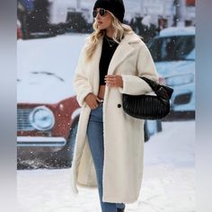 Never Won White/Light Cream Colored Coat With Buttons Soft Cream Winter Outerwear For Day Out, Cream Outerwear For Winter Day Out, Zara Trench Coat, Dark Green Jacket, Red Raincoat, Pink Trench Coat, Khaki Trench, Tan Trench Coat, Khaki Trench Coat