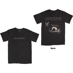 Joy Division A Means To An End Unisex T-Shirt Joy Division, Short Styles, Screen Printing Designs, Post Punk, All Music, High Quality T Shirts, About Us, Black Tshirt, Division