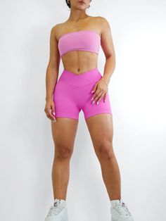 Description: These super cute booty-cut v-shorts will shape your glutes to give you that bubble butt & feature a full seamless experience, a subtle scrunch, and a compressive design that will fully shape your hips and butt while still providing maximum comfort. All of our leggings are made out of high quality nylon and spandex. Expect VERY comfortable, soft, and breathable fabric on your skin. Unlike cheap polyester leggings, these leggings do not slide down as you move and instead forms your fi Cheap Seamless Shorts, Bubble Slides Fit Pink, Cheap Seamless Compression Shorts, Cheap Compression Shorts, Making Out, Breathable Fabric, Super Cute, Spandex, Leggings