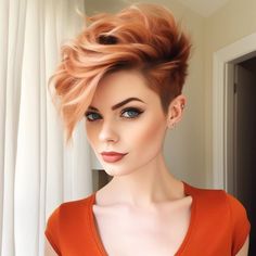 Short Punk Haircuts, Punk Haircuts, Headbands Hairstyles Short, Assymetrical Hair, Bold Hairstyles, Punk Haircut, 2024 Number, Haircuts Trending, Rocker Hair