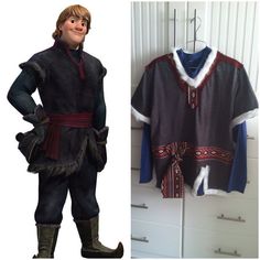 an image of a man in medieval clothing next to a photo of a costume worn by a child