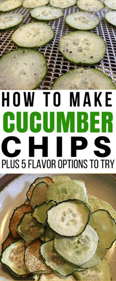 how to make cucumber chips plus 5 flavor options to try