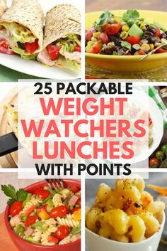 25 weight watchers lunches with points