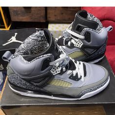 Jordan Spizike Rare!!! Light Graphite Jordan Spizike, Shoes Jordan, Jordan Black, Shoes Color, Jordans For Men, Jordan Shoes, Black Gray, Athletic Shoes, Men's Shoes