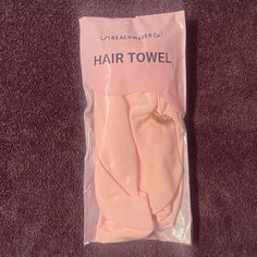 Beachwaver Tee Shirt Towel Hair Wrap Never Used, Still In Original Packaging Beach Waver, Hair Towel, Towel Colors, Hair Wrap, Tee Shirts, Hair Accessories, Women Accessories, Pink, Women Shopping