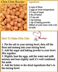 the instructions for how to make chinese almonds with pictures and text on it, including instructions