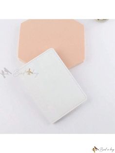 Bird in Bag - Premium PU Leather Passport Cover - Stylish and Durable Travel Accessory for Men and Women - Lightweight Passport Case with Card Holder - Ideal for Flight and Vacation Use White Rectangular Card Holder For Everyday Use, White Rectangular Card Holder For Gift, White Rectangular Card Holder Gift, White Card Holder With Interior Card Slots For Gift, White Card Holder With Interior Slots As Gift, Travel Accessories For Men, Carry On Tote, Passport Case, Professional Bag