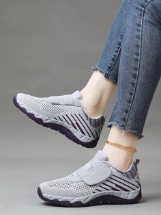 New Arrival Gray Sports Shoes For Women, All Seasons, Slip-Resistant And Breathable Dusty Purple     Graphic,Plain    Women Shoes, size features are:Bust: ,Length: ,Sleeve Length: Sporty Flat Sneakers For Jogging, Breathable Sneakers For Light Sports, Gray Breathable Slip-on Sneakers With Round Toe, Non-slip Flat Sneakers For Light Sports, Gray Breathable Low-top Slip-on Sneakers, Gray Non-slip Sneakers For Jogging, Sporty Flat Running Shoes For Light Sports, Non-slip Round Toe Walking Shoes For Jogging, Comfortable Slip-on Sneakers With Round Toe For Sports