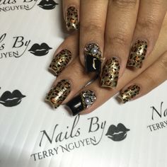 Leopard nails Nail Designs