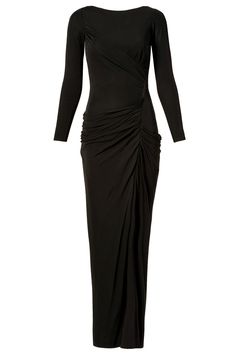 Sleeve Gown, Long Sleeve Gown, Rent The Runway, Stonehenge, Deep Black, Badgley Mischka, Prom Gown, Black Long Sleeve, Gold Watch