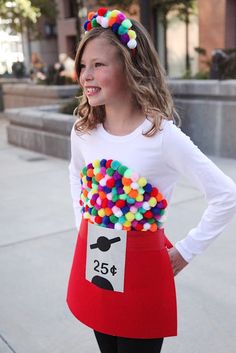 Gumball Machine Halloween Costume, Gumball Costume, Gumball Machine Costume, Karneval Diy, Costumes Faciles, Diy Fantasia, Diy Halloween Costumes For Kids, Diy Halloween Costumes Easy