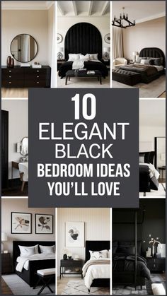 10 elegant black bedroom ideas you'll love