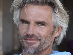 German entrepreneur Bobby Dekeyser Grey Hair Model, Grey Hair Inspiration, Beautiful Gray Hair, Love Hair