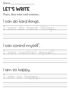 Handwriting Practice Sentences, 1st Grade Writing Worksheets, Homeschooling Printables, Handwriting Worksheets For Kids, Handwriting Practice Worksheets, Spelling And Handwriting, Lesson Plans For Toddlers, Printing Practice