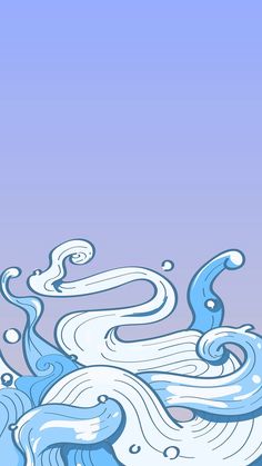 an abstract blue and white background with waves