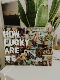 What To Get Bsf For Birthday, Crafty Bf Gifts, Diy Pic Collage Ideas, How Lucky Are We Wall Art Diy, Best Friend Collage Ideas Frame, Zach Bryan Gifts, Picture Frames For Boyfriend, Diy Dorm Decor Wall Crafts, Cute Projects