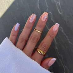 Summer Gel Nails, Simple Acrylic Nails, Cute Summer Nails, Cute Gel Nails, Acrylic Nails Coffin Short, Summer Acrylic Nails, Short Acrylic Nails Designs