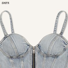 SMFK WildWorld Stray Denim Corset Vest Size Chart (CM) Chest Length S 80 14.5 M 83 15.5 L 86 16.5 Materials: 98.7% Cotton, 1.3% SpandexBra Lining: 67.4% Polyester, 32.6% Cotton Fitted Denim Jeans With Zipper Closure, Fitted Dark Wash Jeans With Zipper Closure, Fitted Light Wash Jeans With Zip Fly, Fitted Medium Wash Jeans With Zip Fly, Fitted Jeans With Zipper Closure For Spring, Fitted Cotton Jeans With Zipper Closure, Fitted Jeans With Zip Fly For Summer, Trendy Fitted Denim Top With Pockets, Trendy Fitted Light Wash Denim Top