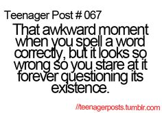 a quote that reads, teenager post 067