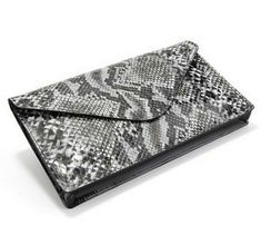 Gorgeous clutch bag. sold through Boston Proper "Streets Ahead" Fabulous Envelope Clutch Bag  Retails $179 Color:  Gray & Black Purchased from and in original Boston Proper tagged package. Last one!  Great size. This is a great clutch bag for so many occasions, from casual to cocktail parties. Clutch bag with magnetic snap closure and interior slip pocket.  Fully lined. Genuine black patent leather back. Inside reads genuine leather. Python look snake/patent leather. Streets Ahead brand. 10 1/2” Envelope Clutch Bag, Python Print, Printed Clutch, Boston Proper, Envelope Clutch, Printed Envelopes, Black Patent Leather, Snake Print, Medium Bags