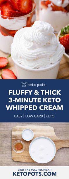 the recipe for fluffy and thick whipped cream