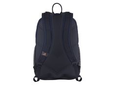 a backpack that is blue and black