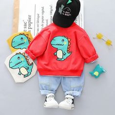 New Fashion 3 Pcs Coat + T-Shirt + Pants Set for Kids – Pink & Blue Baby Shop Teddy Toys, Boys Fits, Shirt Pant Set, Boys Summer Outfits, Cartoon Dinosaur, Girls Clothing Sets, T Shirt And Jeans, Summer Boy, Clothing Sets