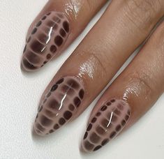 Brown Snake Skin Nails, Brown Alligator Nails, Crocodile Nails Brown, Croc Nails Brown, Brown Snake Nails, Crocodile Skin Nails, Snake Pattern Nails, Reptile Nails, Snakeskin Nails