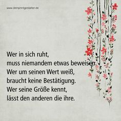 a poem written in german with flowers on the bottom and words below it that read, we