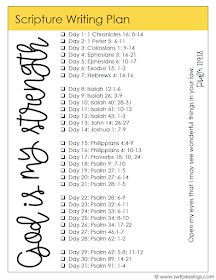 a printable bible study plan with the words,'scripture writing plan'in black and white