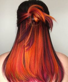 Halloween Hair Color Ideas, Halloween Hair Color, Copper Ginger, Model Portraits, Crazy Color, Fire Hair, Inner Witch, Colored Hair Tips, Creative Hair Color