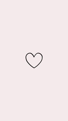 a black and white heart on a pink background